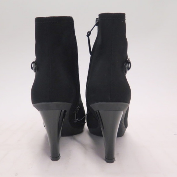 Stuart Weitzman Ankle Boot Gorgeous Black Gore-Tex - Picture 6 of 8